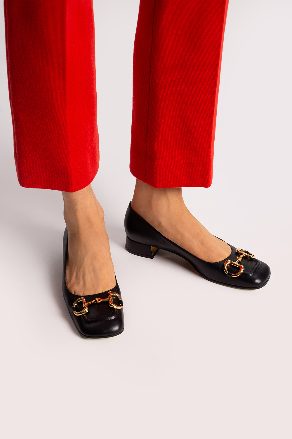 Gucci Heeled Florae shoes